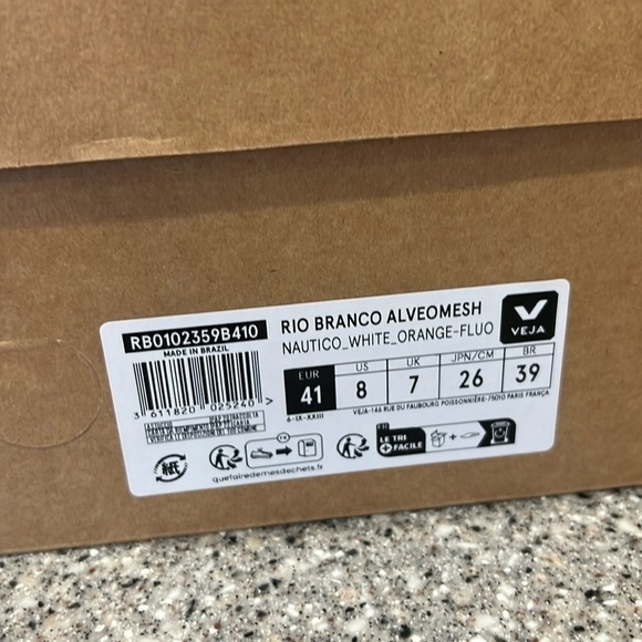 VEJA Rio Branco Alveomesh Sneakers New With Box Size 41 EU / size 8 US - Picture 9 of 10